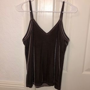 Velvet Dark Plum Purple Blouse